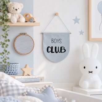 ΥΦΑΣΜΑΤΙΝΟ ΟΒΑΛ ΠΛΑΙΣΙΟ ΓΑΛΑΖΙΟ "BOYS CLUB"