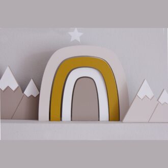 ΞΥΛΙΝΟ ΔΙΑΚΟΣΜΗΤΙΚΟ ΣΧΕΔΙΟ ΟΥΡΑΝΙΟ ΤΟΞΟ DUSTY MΠΕΖ/ΜΟΥΣΤΑΡΔΙ