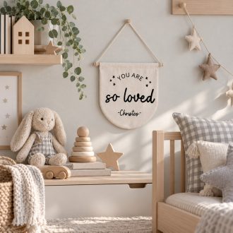 ΥΦΑΣΜΑΤΙΝΟ ΟΒΑΛ ΠΛΑΙΣΙΟ YOU ARE SO LOVED