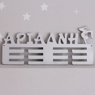 ΚΡΕΜΑΣΤΡΑ ΜΕΤΑΛΛΙΩΝ ΜΕ ΟΝΟΜΑ ΣΕ ΧΡΩΜΑ ΑΣΗΜΙ