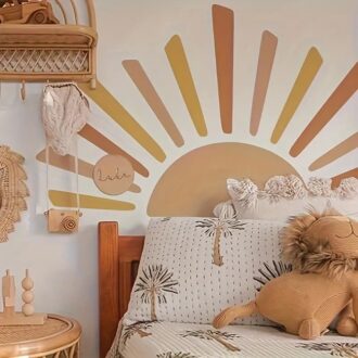 ΑΥΤΟΚΟΛΛΗΤΟ ΤΟΙΧΟΥ ΗΛΙΟΣ ΠΟΥ ΑΝΑΤΕΛΛΕΙ