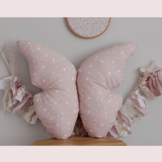 ΜΑΞΙΛΑΡΙ ΠΕΤΑΛΟΥΔΑ DUSTY PINK ΜΕ ΛΕΥΚΑ ΑΣΤΕΡΑΚΙΑ