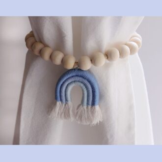 ΔΕΣΤΡΑ ΚΟΥΡΤΙΝΑΣ ΜΕ ΞΥΛΙΝΕΣ ΜΠΙΛΙΕΣ RAINBOW ΘΑΛΑΣΣΙ